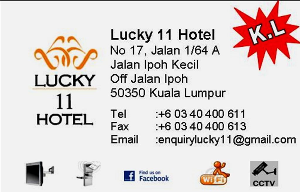 Lucky 11 Hotel Kuala Lumpur Exterior foto